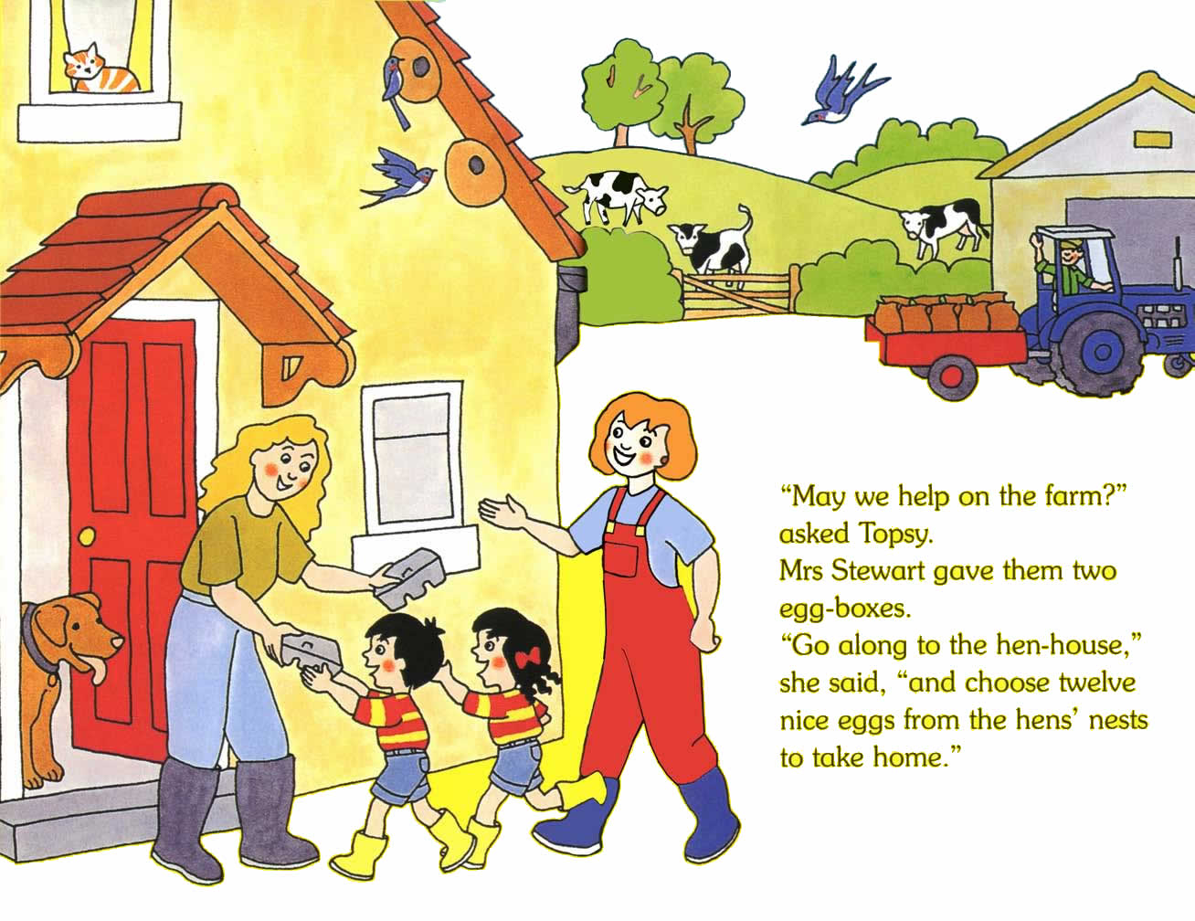 Ladybird - Topsy Tim Books - At the Farm (03),绘本,绘本故事,绘本阅读,故事书,童书,图画书,课外阅读